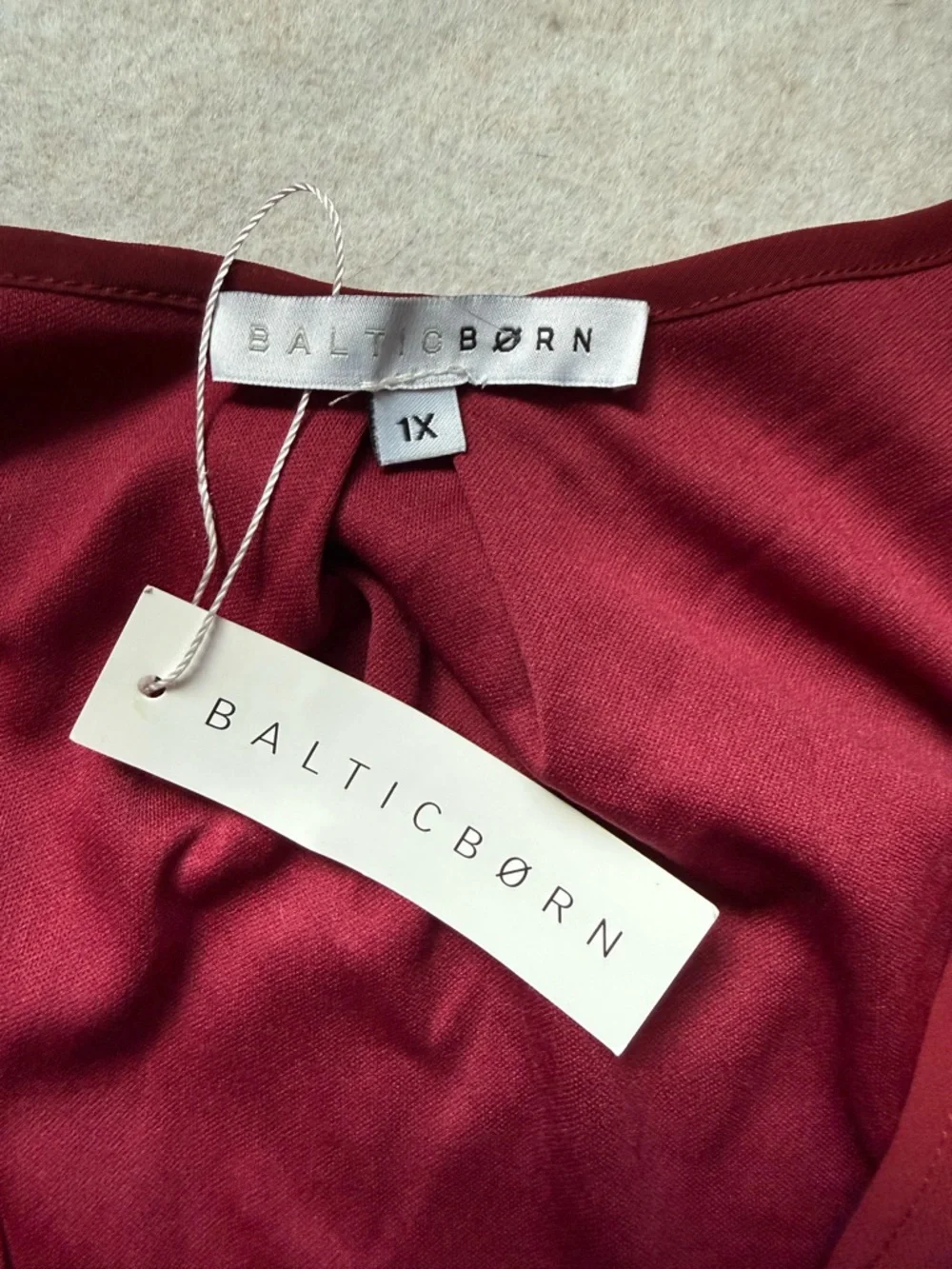 Baltic Born Lydia Maxi Dress Burgundy 1X XL - Picture 7 of 16